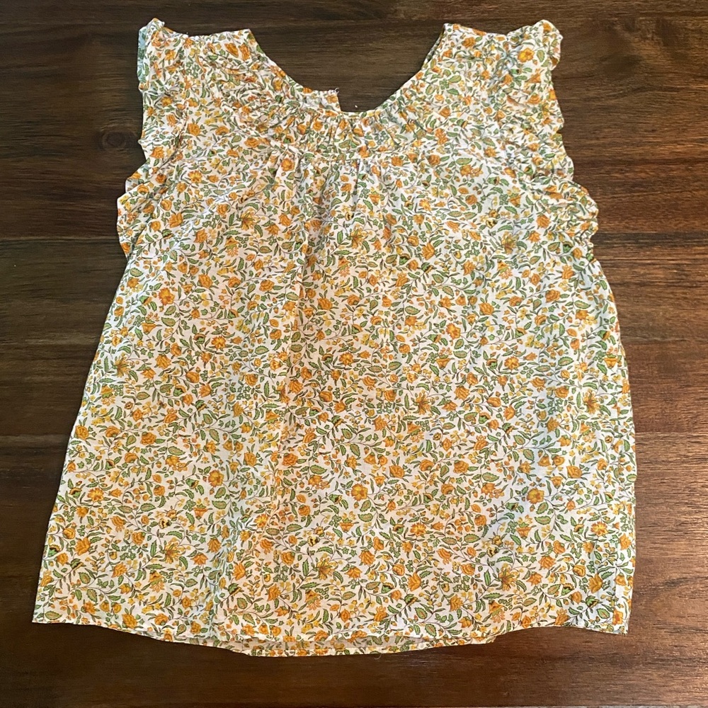 J. Crew floral blouse